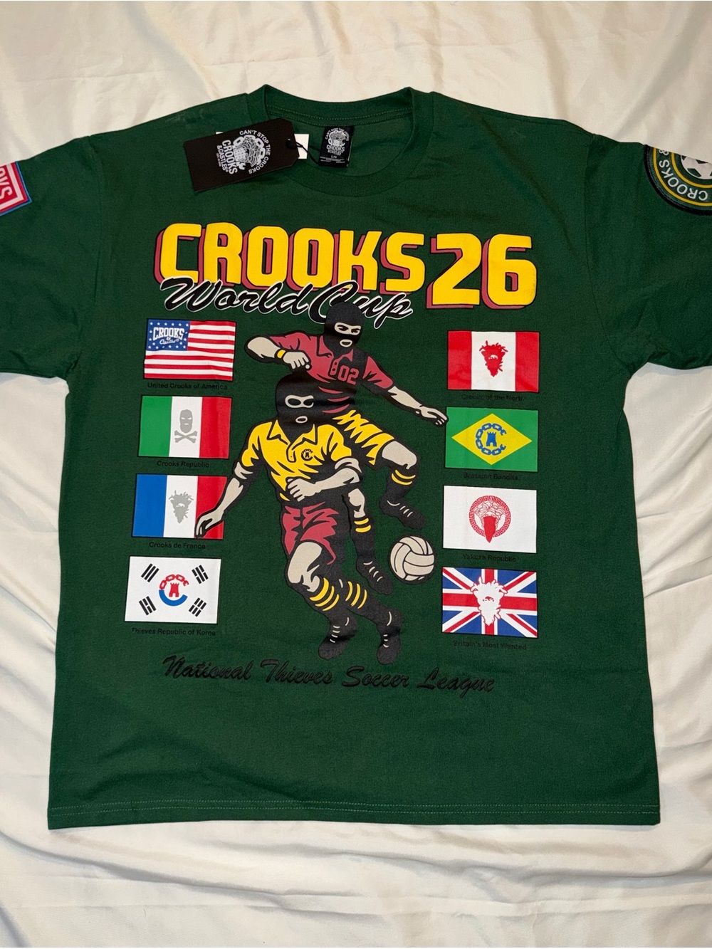 CROOKS & CASTLES Crooks26 World Cup rare - Green